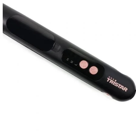 Tristar HD-2501 Plancha de Pelo Inalámbrica con Vapor y Placas Cerámicas Negro/Rosa
